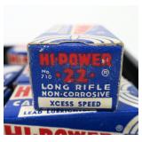 7- Boxes of Hi-Power .22 LR cartridges