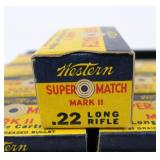 8- Boxes of Western Super Match Mark II .22 LR