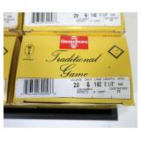 7- Boxes of Gamebore 20 Ga. 2.5" No. 6 shot shells