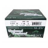 Box of Kent 12 Ga. 2.75" No. 5 Upland steel shot