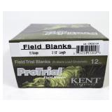 Box of Kent 12 Ga. 2.5" 12 Ga. field blanks