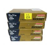 4- Boxes of Federal Premium 12 Ga. 3.5" No. 1 Buck