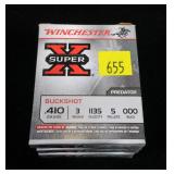 3- Boxes of Winchester .410 Ga. 3" 000 buck shot