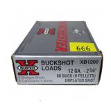 Box of Winchester 12 Ga. 2.75" 00 buck shot