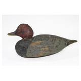 Vintage carved duck decoy