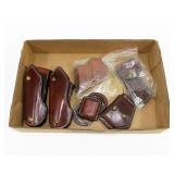 Lot, Ernie Hill holsters, pouches, cartridge