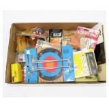 Lot, target pins, quick shot, tube caps, shell