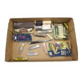 Lot, 15 pocket knives: Kabar, Winchester, Imperial