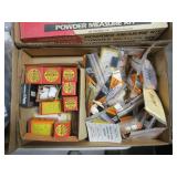 Lot, gun cleaning patches and brushes