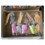 Lot, 10 die sets in bags