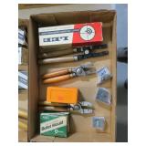 Lot, bullet moulds, handles