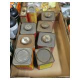 Lot, cans of gun powder, partials