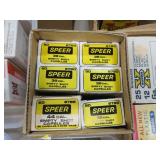 Lot, 6 boxes Speer .38 Cal. empty shot capsules,
