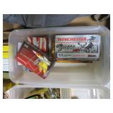 Lot, partila boxes ammo and brass: 3 boxes Hornady