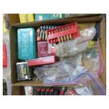 Lot, loose and partial boxes ammo: .45 auto, .243