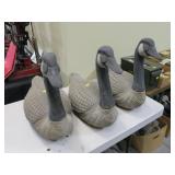 Lot, 3 General Firbe goose decoys