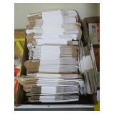 Large lot white boxes, various sizes for ammo