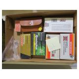 Lot, reloads, brass, partial box Sinoxid .22 LR,