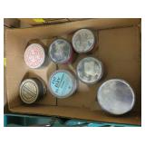 Lot, percussion caps in original tins
