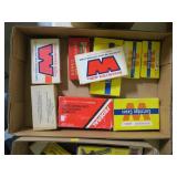 Lot, empty cartridge cases: .264, .222 REM,