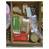 Lot, partial boxes ammunition and  used brass: