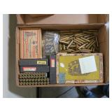 Lot, brass: .243 WIN, .22 Hornet, .30-06, 8mm x 57