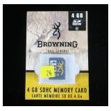 SDHC 4 GB memory card for Browning trail