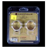 Leupold 49899 STD low rings (.650) silver scope