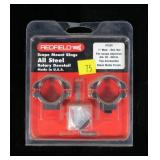 Redfield All Steel scope mount rings, #47230, 1"