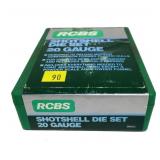 RCBS shotshell die set, 20 Ga. P/N 99002, new