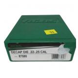 RCBS decap die .22-25 Cal., P/N 87580