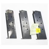 3- Model 1911 .45 Cal. magazines