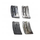 4- Savage .22 LR 5 shot magazines, one is