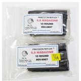 2- Precision Reflex 6.8 10 round magazines for