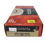 Box Federal premium .300 H & H Mag 180-grain