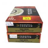 2- Boxes Federal Premium .260 REM 120-grain Nosler