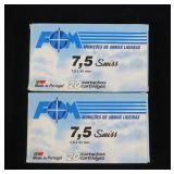 2- Boxes Lijeiras (Portugal) 7.5 Swiss x 55, FMJ,