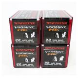 4- Boxes Winchester .22 WIN Mag. 30-grain rimfire
