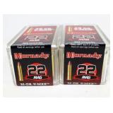 2- Boxes Hornady .22 Mag. 30-grain cartridges,