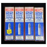 4- Boxes CCI .22 Mini Mag. LR cartridges,