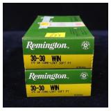 2- Boxes Remington .30-30 WIN 170-grain