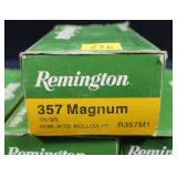 6- Boxes Remington .357 Mag. 125-grain