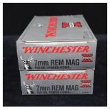 2- Boxes Winchester 7mm REM Mag 150-grain