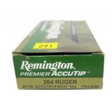 Box Remington Premier Accutip .204 Ruger 40-grain