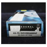 Box Federal .45-70 300-grain soft point, 20