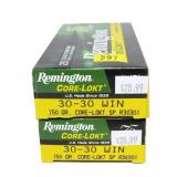 2 - Remington .30-30 WIN 150-grain Core Lokt SP,