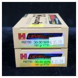 2- Boxes Hornady .30-30 WIN 160-grain FTX, 20
