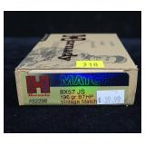 Box Hornady Match 8 x 57 JS 196-grain BTHP, 20