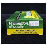 Box Remington .35 REM 200-grain Core-Lokt SP,