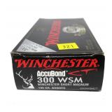Box Winchester Accubond .300 WSM 180-grain bonded